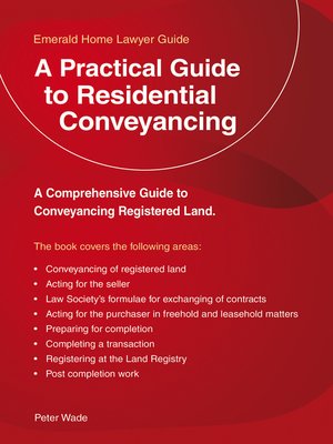 cover image of Conveyancing